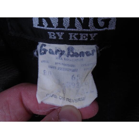 VTG 90s Canvas Santa Fe Quilt Lined Jacket Mens Plum XXL Corduroy Collar Work - Picture 5 of 16